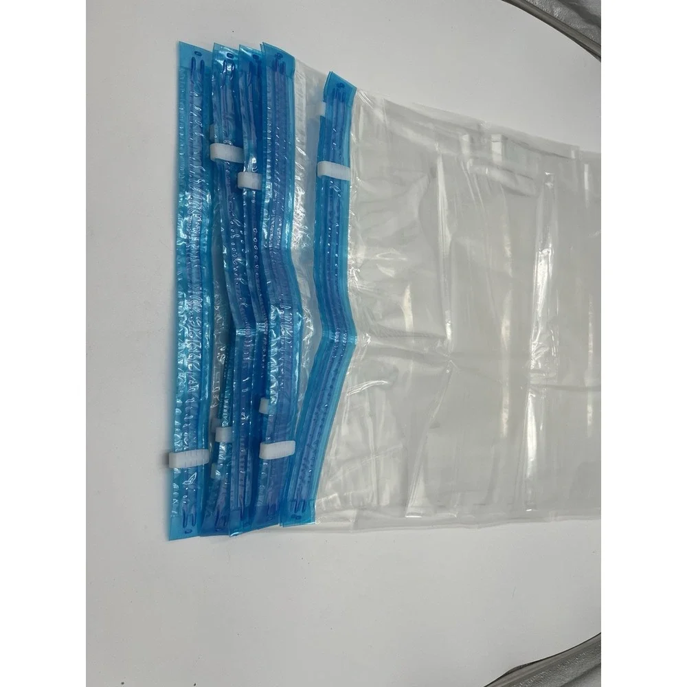 Lot of 12 Roll Up Travel Compression Storage Bags Reusable Space Saver 16x24
